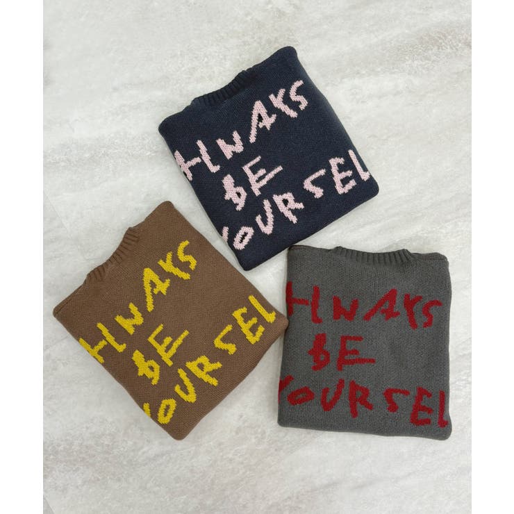 《ABYS》後ろ姿も可愛く決まる。バックロゴニットトップス | futier land | 詳細画像31 