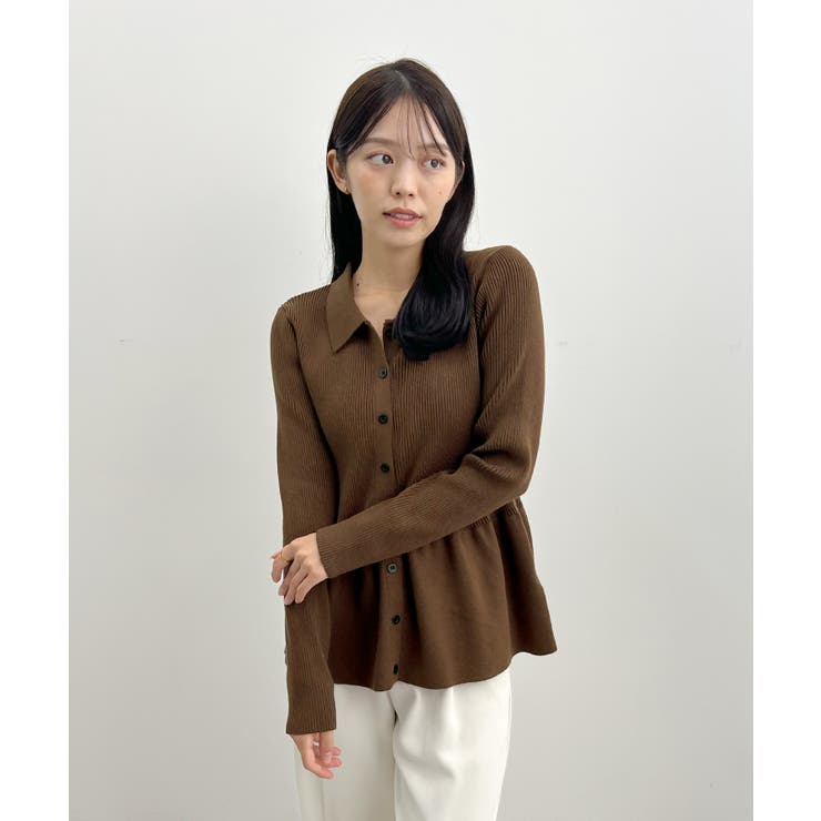 春新色追加！上品な大人へ。ペプラムリブニット | futier land | 詳細画像25 