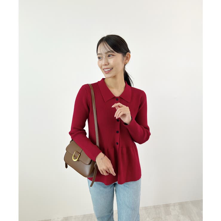 春新色追加！上品な大人へ。ペプラムリブニット | futier land | 詳細画像44 