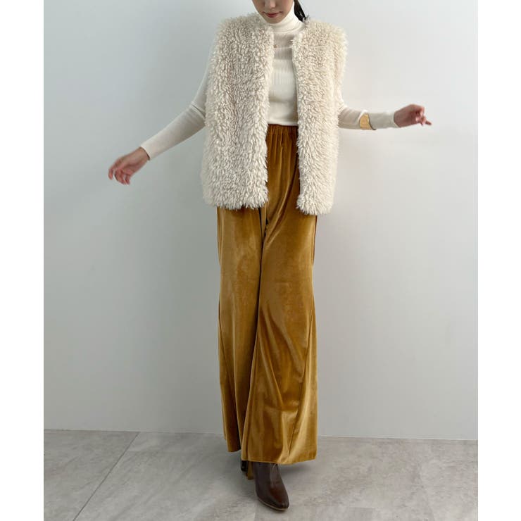 上品リラックスを叶える。ベロアパンツ | futier land | 詳細画像15 