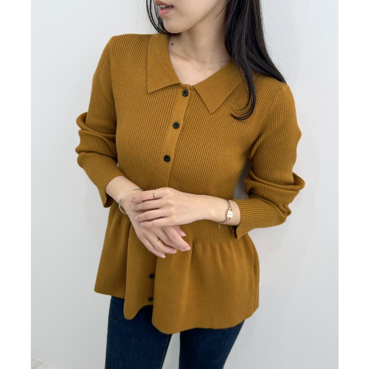 春新色追加！上品な大人へ。ペプラムリブニット | futier land | 詳細画像19 