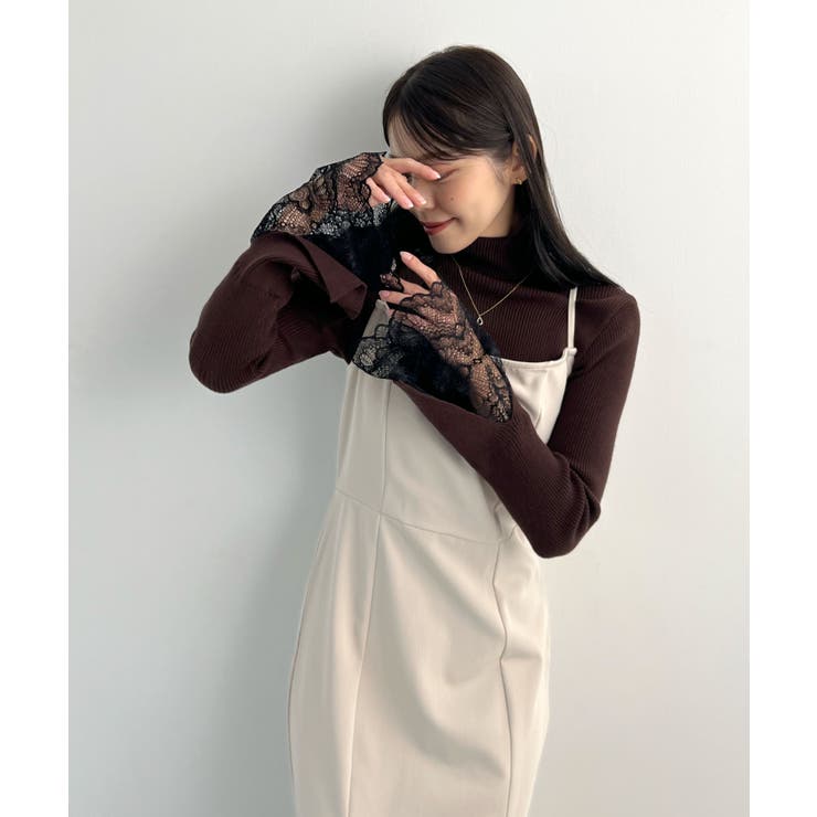 ふとした仕草まで美しく。袖レースリブKNIT | futier land | 詳細画像10 