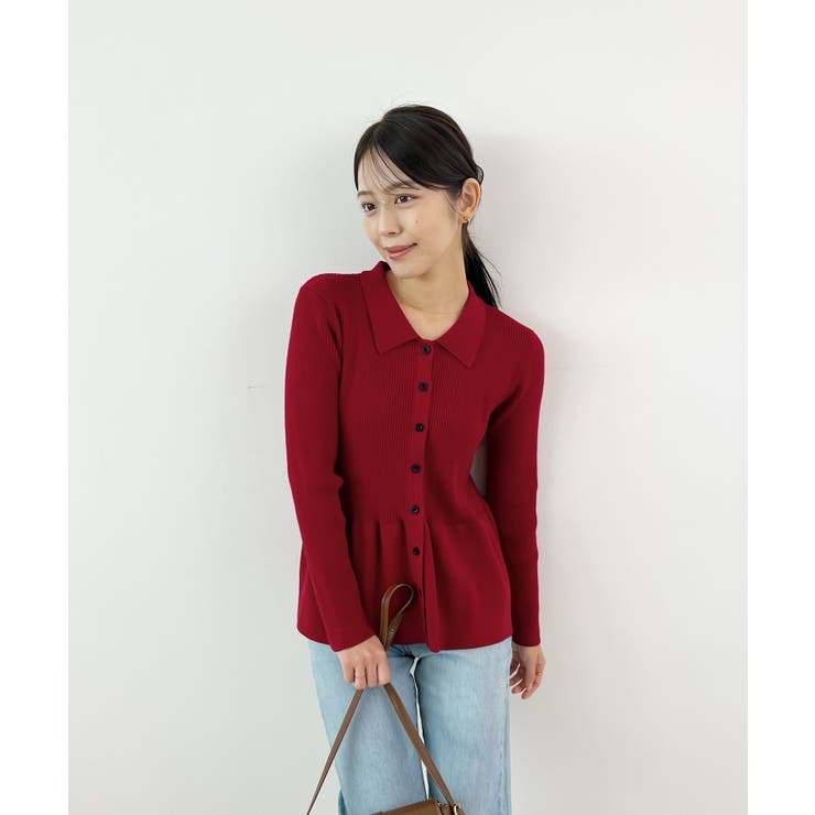 春新色追加！上品な大人へ。ペプラムリブニット | futier land | 詳細画像39 