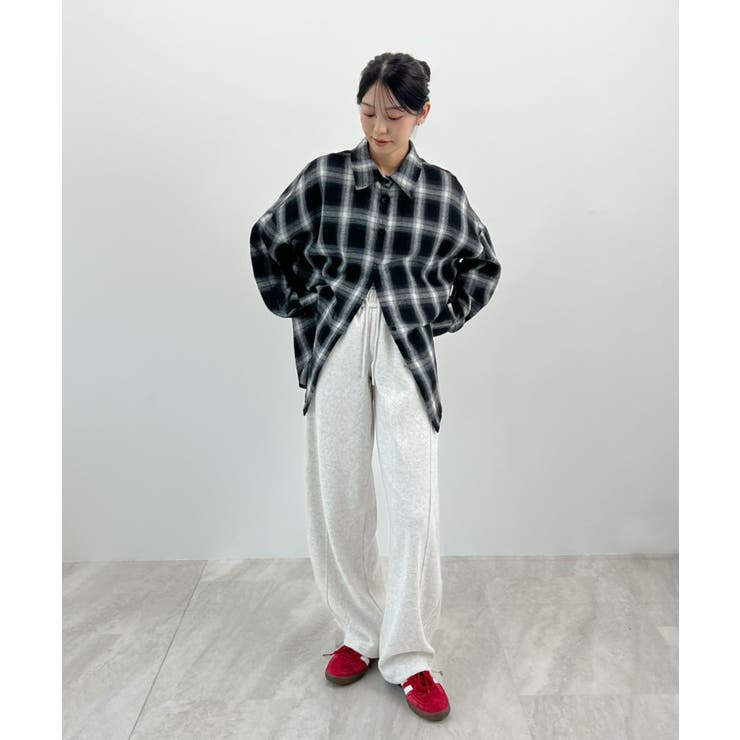 ラフに決まる。裾ドロストカーブスウェットパンツ | futier land | 詳細画像19 