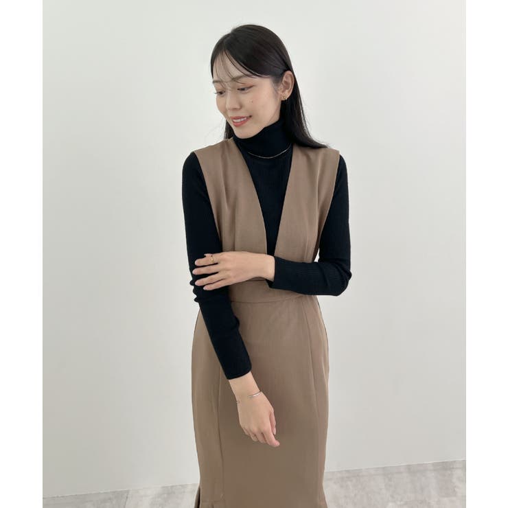 抜かりない360度美シルエット。サイドタックマーメイドワンピース | futier land | 詳細画像21 