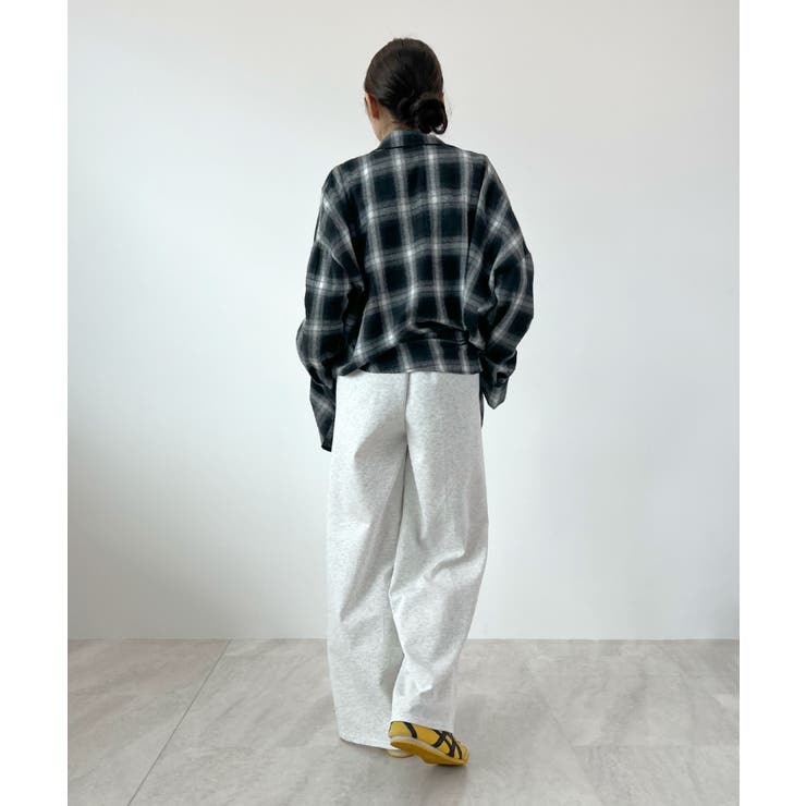 ラフだけど上品。タックスウェットパンツ | futier land | 詳細画像24 