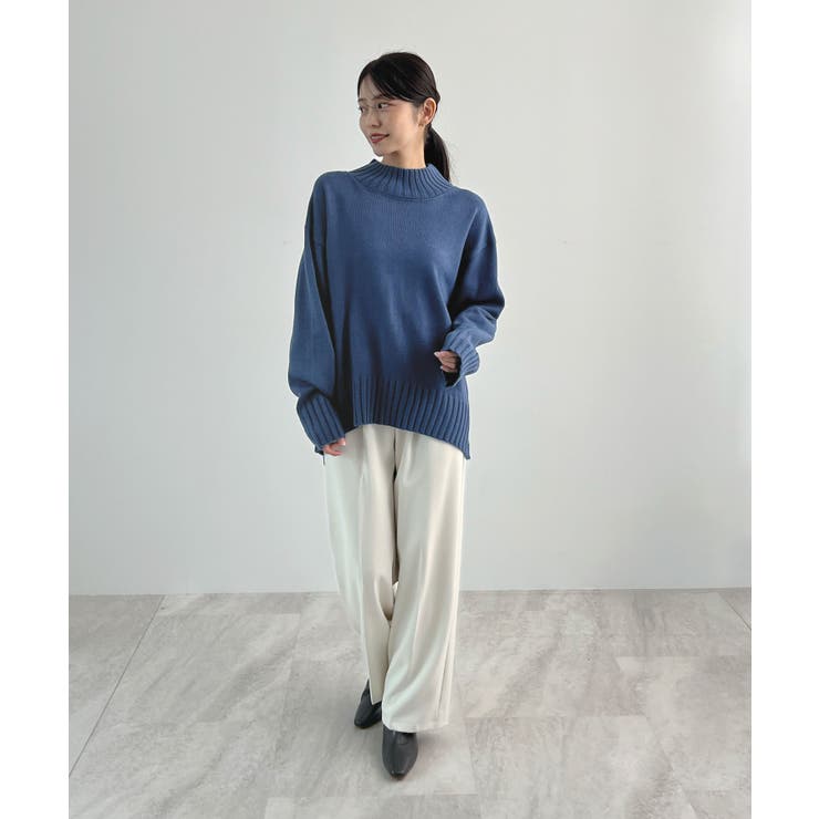 バックスリットオーバーニット | futier land | 詳細画像30 