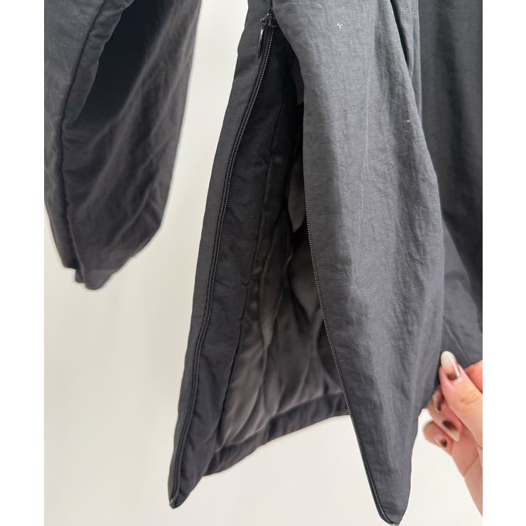 1枚で即こなれ感。サイドジップノーカラー中綿ジャケット | futier land | 詳細画像38 