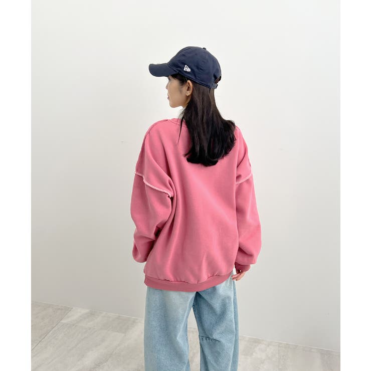 オトナ配色カラー。リンキングスウェットプルオーバー | futier land | 詳細画像63 