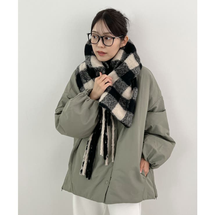 1枚で即こなれ感。サイドジップノーカラー中綿ジャケット | futier land | 詳細画像30 