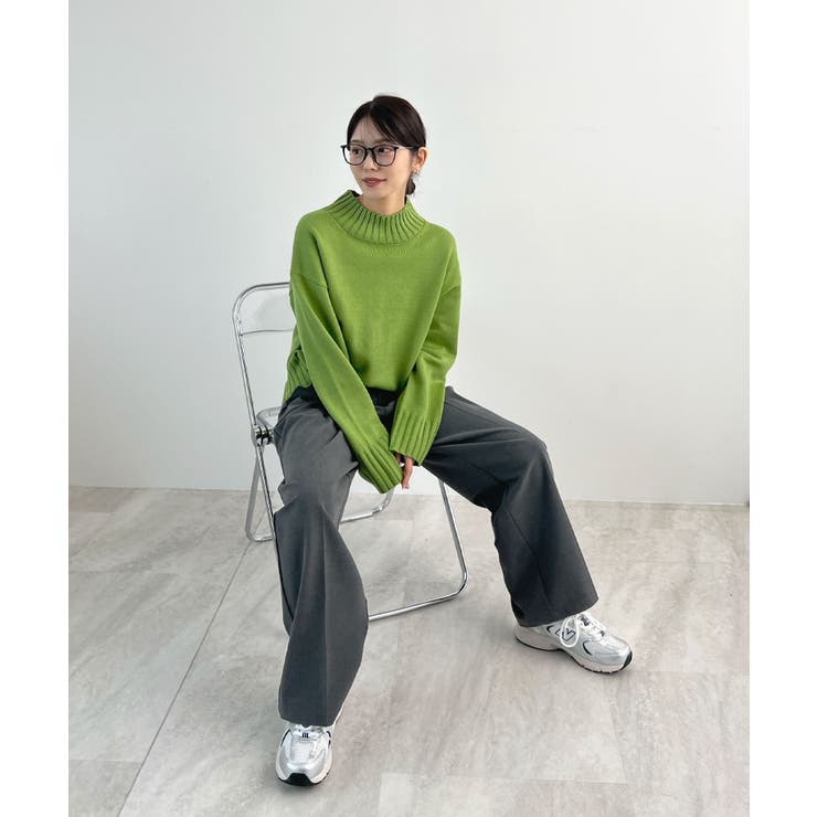 バックスリットオーバーニット | futier land | 詳細画像29 