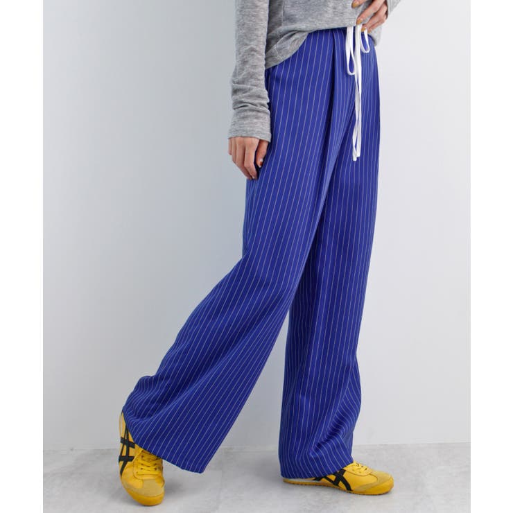 《ABYSアビス》チラ見せお洒落！レイヤード風ストライプパンツ | futier land | 詳細画像17 