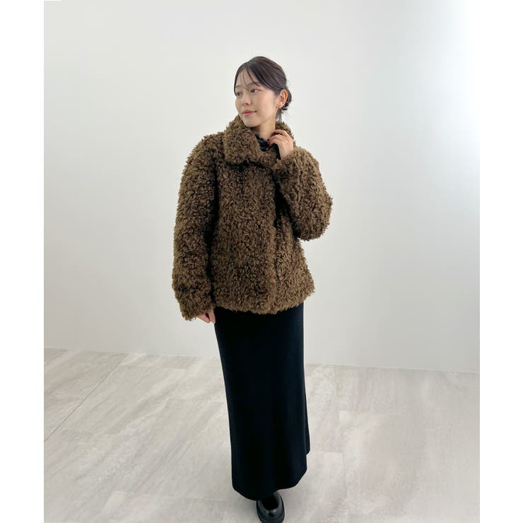 もこもこプードルファー。2wayカラープードルジャケット | futier land | 詳細画像36 