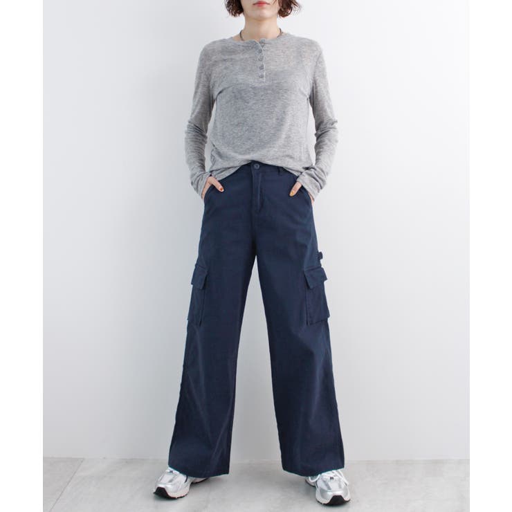 《ABYS》ゆるっとキマる、主役ボトム。ワイドカーゴパンツ | futier land | 詳細画像9 