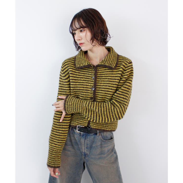 《ABYS》着こなし自在！配色ボーダーニットトップス | futier land | 詳細画像23 