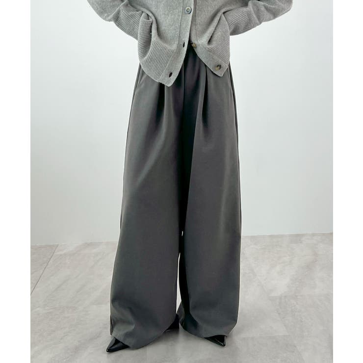 ラフだけど上品。タックスウェットパンツ | futier land | 詳細画像21 