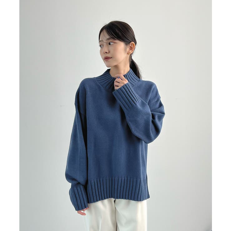 バックスリットオーバーニット | futier land | 詳細画像31 