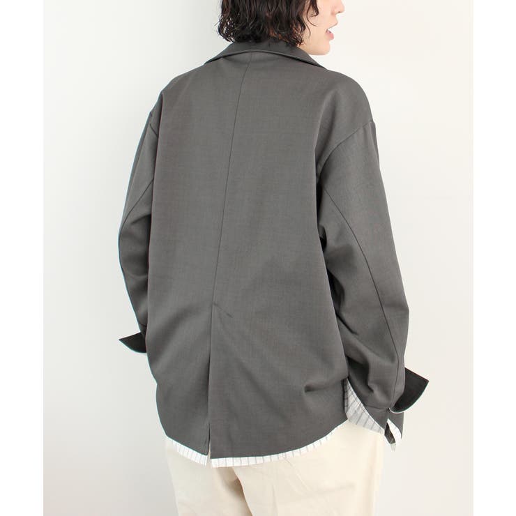 オーバーサイズ×レイヤードで旬を纏う。レイヤードダブルテーラードジャケット | futier land | 詳細画像24 