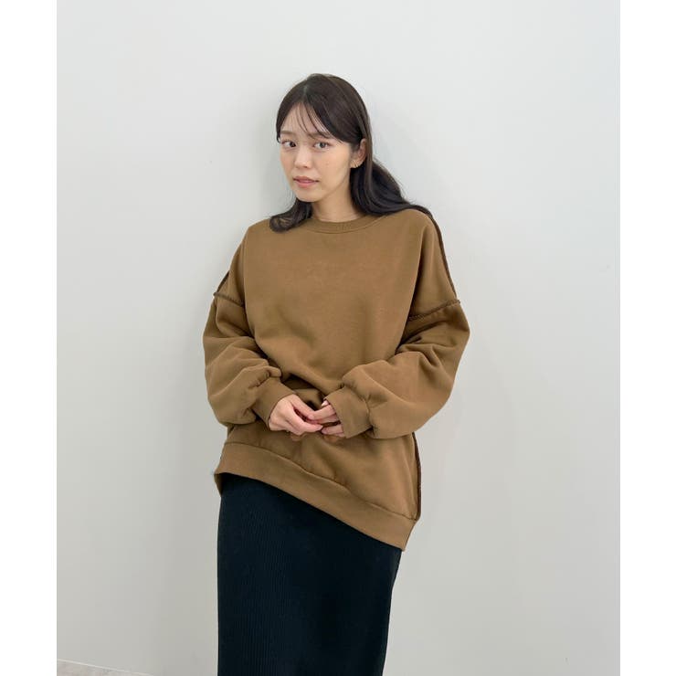 オトナ配色カラー。リンキングスウェットプルオーバー | futier land | 詳細画像43 