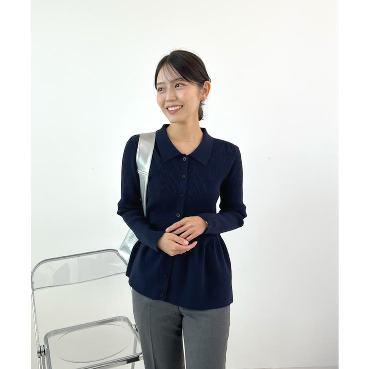 春新色追加！上品な大人へ。ペプラムリブニット | futier land | 詳細画像37 