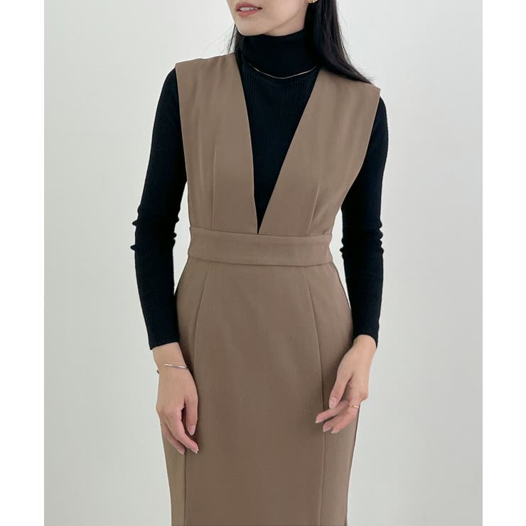 抜かりない360度美シルエット。サイドタックマーメイドワンピース | futier land | 詳細画像22 