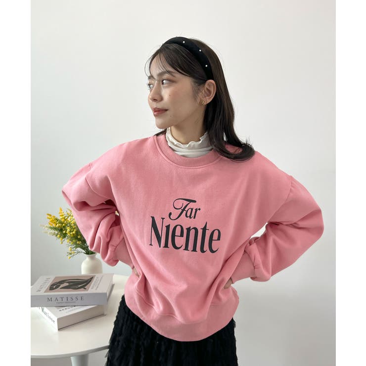 コンパクトで今っぽい。短丈ロゴスウェット | futier land | 詳細画像17 