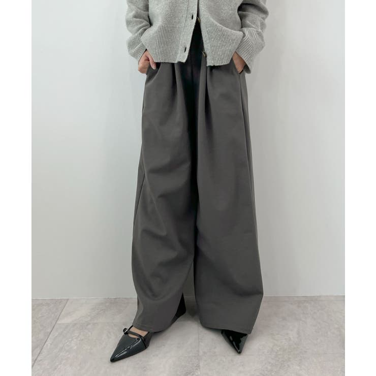 ラフだけど上品。タックスウェットパンツ | futier land | 詳細画像16 