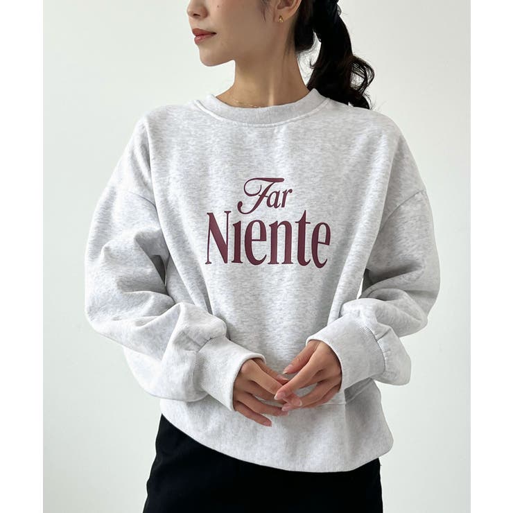 コンパクトで今っぽい。短丈ロゴスウェット | futier land | 詳細画像24 