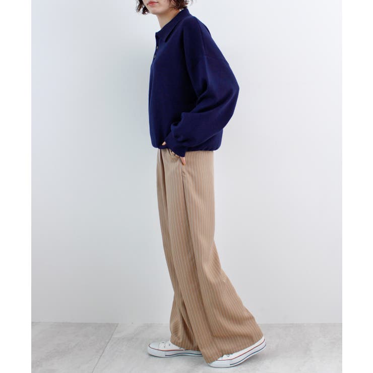 《ABYSアビス》チラ見せお洒落！レイヤード風ストライプパンツ | futier land | 詳細画像33 