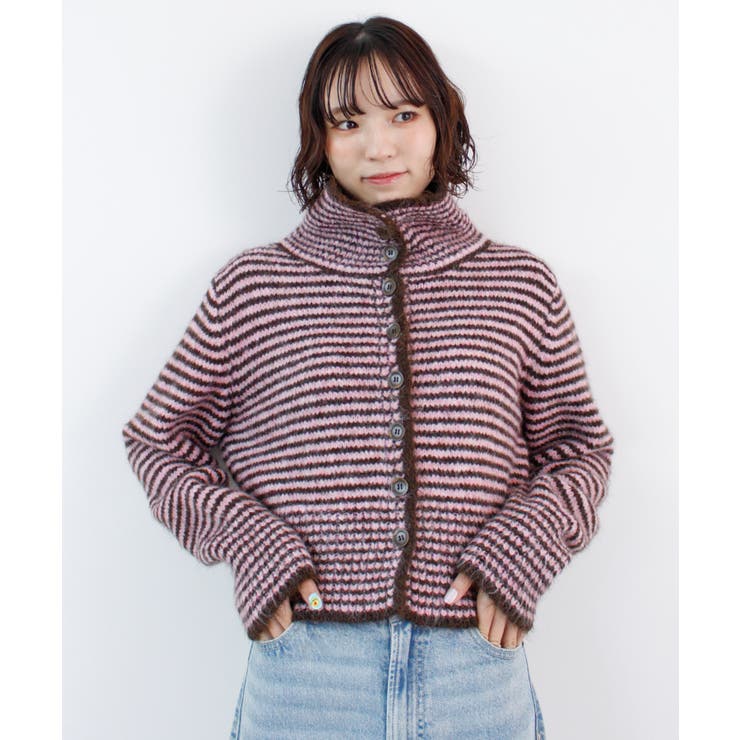 《ABYS》着こなし自在！配色ボーダーニットトップス | futier land | 詳細画像18 