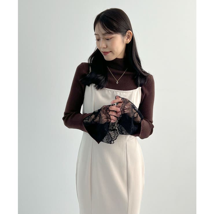 ふとした仕草まで美しく。袖レースリブKNIT | futier land | 詳細画像15 