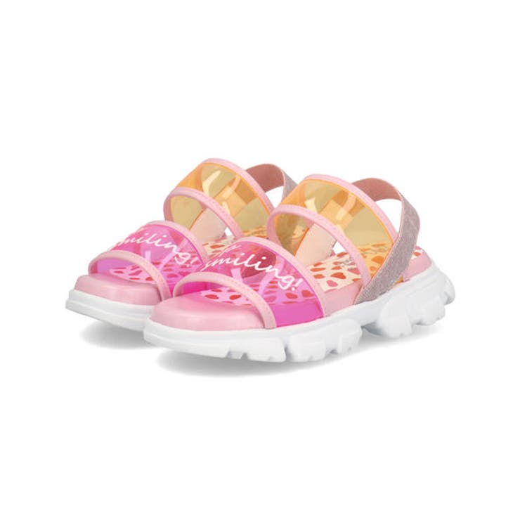 ホワイト/ピンク | MADFOOT! マッドフット キッズ クリアーサンダル【軽量】 860006 | ASBee 