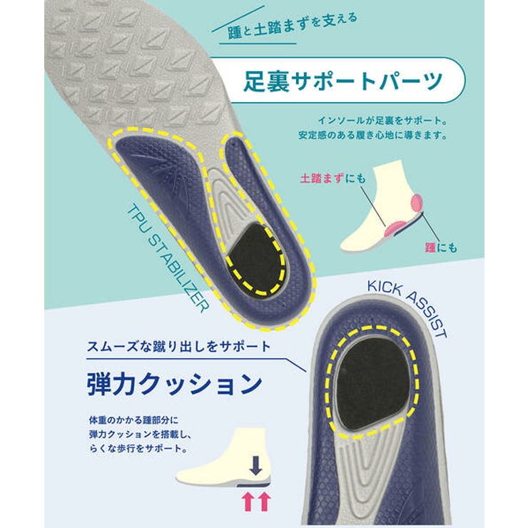 ATHREAM アスリーム 【ハンズフリー】レディースウォーキングシューズ【幅広… | ASBee  | 詳細画像9 