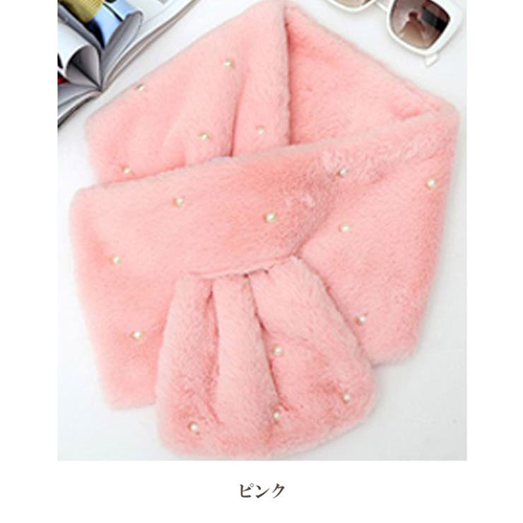ビーズ入りフェイクファーマフラー ふわふわ もこもこ 品番 Wbaw Gain Mart ゲインマート のレディースファッション通販 Shoplist ショップリスト