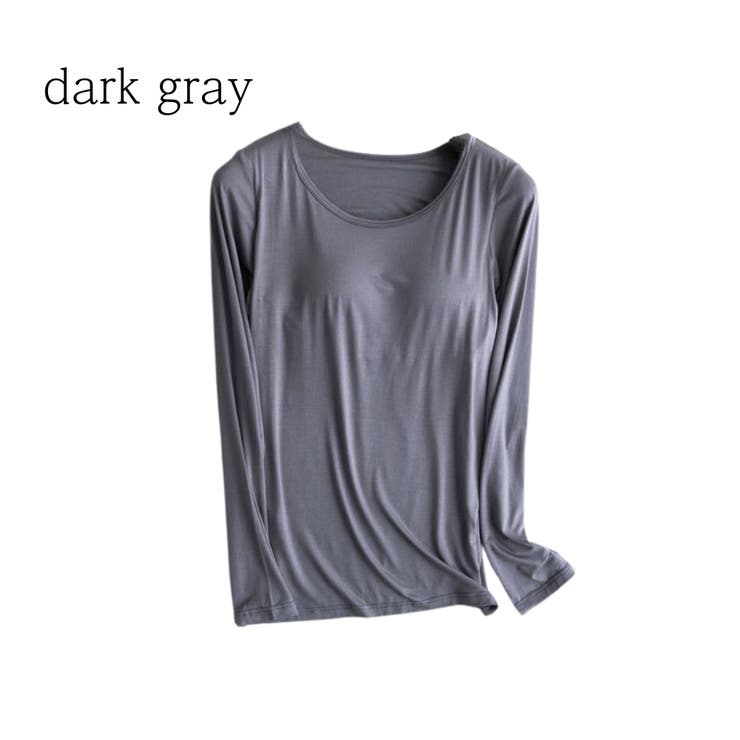 Tシャツ ロングTシャツ カップ付き | Gain-Mart | 詳細画像12 