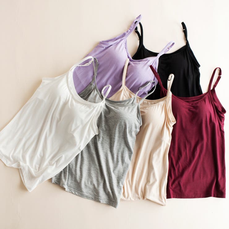 カップ付きキャミソール ブラトップ ワイヤーなし | Gain-Mart | 詳細画像26 