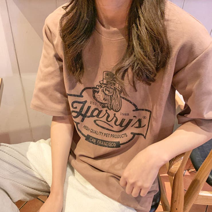 レディース アメリカンテイスト Tシャツ[品番：WBAW0002273