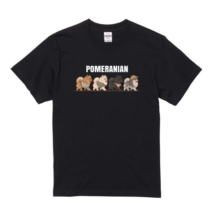 ポメラニアン Tシャツ 半袖 | Gain-Mart | 詳細画像1 