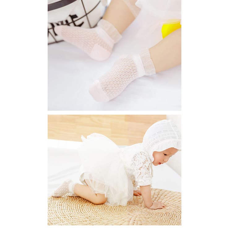 女の子 レース ベビーソックス | Gain-Mart | 詳細画像13 