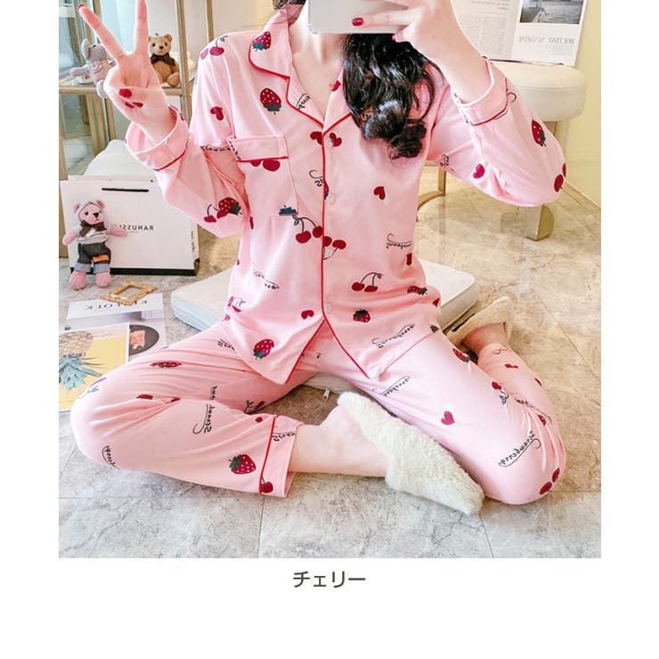 前あき ルームウェア 上下セット | Gain-Mart | 詳細画像4 