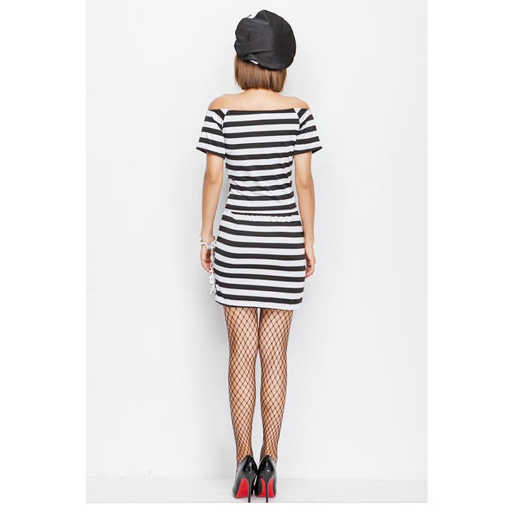 囚人服 セットアップ コスプレ衣装[品番：WBAW0000784]｜Gain