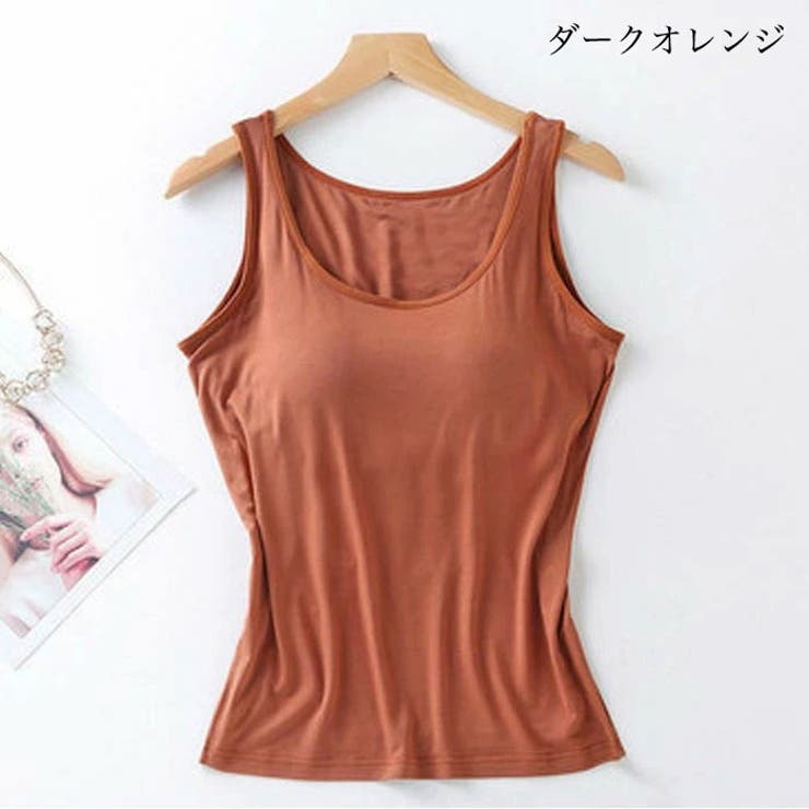 【メーカー直送】 カップ付き レディース[品番：WBAW0001670]｜Gain タンクトップ タンクトップ