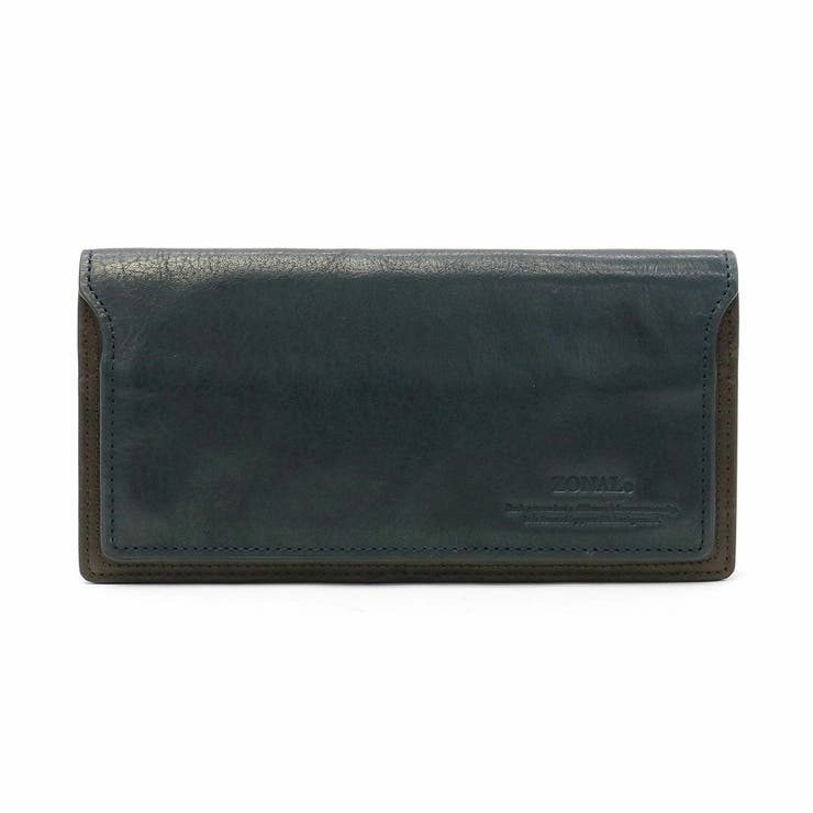 ネイビーxダークブラウン | ゾナール 長財布 ZONALe | ギャレリア Bag＆Luggage
