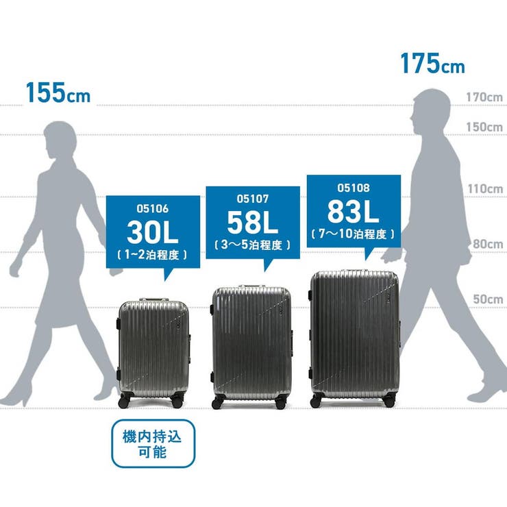 エース スーツケース ACE[品番：GLNB0011565]｜ギャレリア  Bag＆Luggage（ギャレリアバックアンドラゲッジ）のファッション通販｜SHOPLIST（ショップリスト）