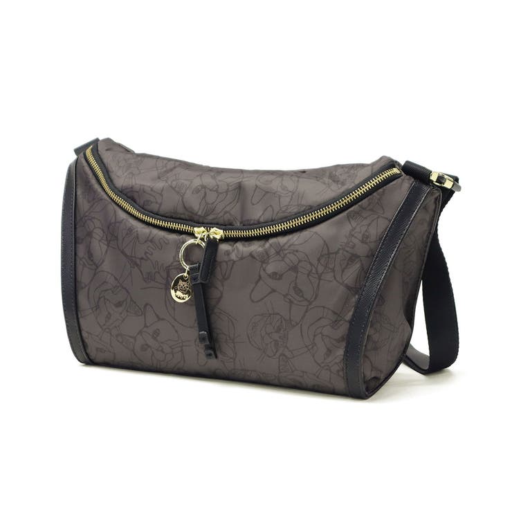 チャコール(ネコヘッド柄) | 正規品 エーストーキョー ボディバッグ | ギャレリア Bag＆Luggage