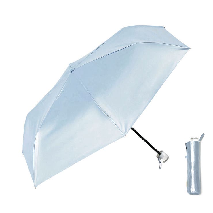 サックス | because 折りたたみ傘 軽量 | ギャレリア Bag＆Luggage