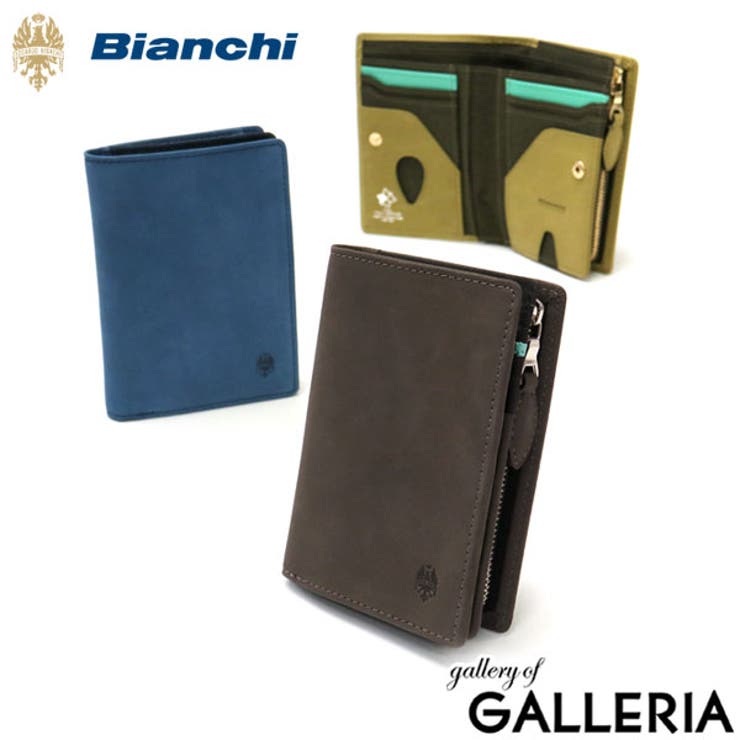 Black】ビアンキ 二つ折り財布 Bianchi[品番：GLNB0011002