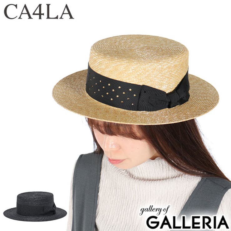 最終値下げ【美品】CA4LA カシラ 麦わら帽子 ストローハット 本