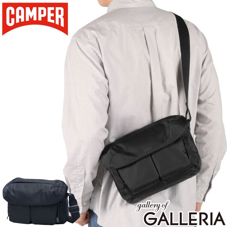 CAMPER カンペール COVES メッセンジャーバッグL（ブラック&グレー） CAMPER ショルダーバッグ カンペール[品番：GLNB0021992]｜ギャレリア