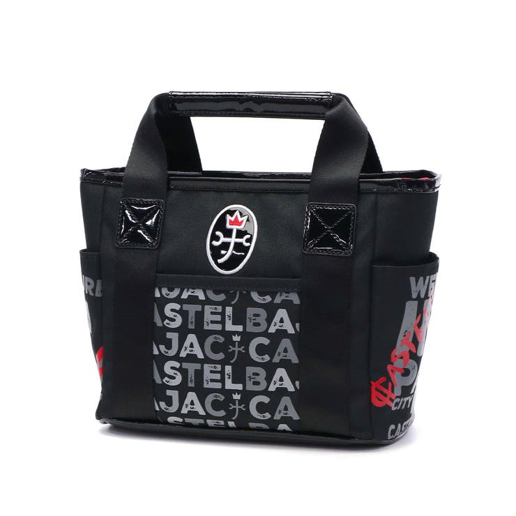 未使用級 入手困難！カステルバジャックって カードバッグ 総柄 キャンバス 黒 未使用級 入手困難！カステルバジャックって カードバッグ 総柄